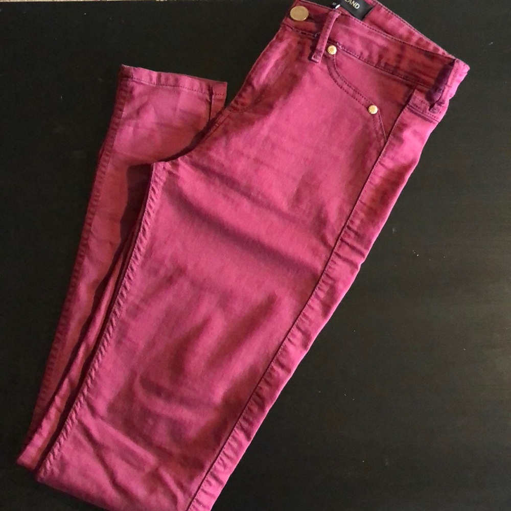 Maroon Jeggings from River Island size 10